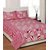 Geonature cotton Pink double badsheet with 2 pillow cover (G1BED-125)