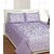 Geonature cotton Purple double badsheet with 2 pillow cover (G1BED-176)