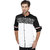 Seven Stitches Mens Satin with Print Black Slim Fit Shirts