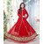 Kia Fashions Riya Red Middle Cut Dress