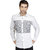Seven Stitches Mens Cotton Print White Slim Fit Shirts