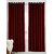 Geonature Maroon Polyster Door Curtains Set Of 4 Size 4x7 (G4CR7F-106)