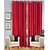 Geonature Red Polyster Door Curtains Set Of 4 Size 4x7 (G4CR7F-124)