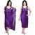 @rk Purple color Satin Noght dress,Nighty,gown,for ladies