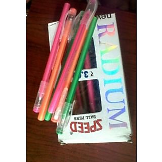 Buy speed radium ball pens (5 boxes) 100 pens Online @ ₹350 from ShopClues