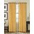 Rosara Corby Polyester Yellow Woven Eyelet Curtain Set Of 5