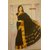 Payal Black and Gold  Colour Handloom Cotton Saree
