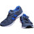 Sega Mens Blue Lace-up Running Shoes