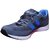 Sega Mens Blue Lace-up Running Shoes
