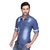 SBA Blue Color Denim Casual Mens Shirt