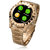 Bingo C1 Golden Smart Watch with Removable Strap Supports Android  IOS System