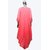 Rumourss A-Line Pink Cotton Plain Long Slim Fit Kurtas For Women