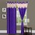 Geonature Purple 4 U Polyster Door Curtains Set Of 4 Size 4x7 (A-4C7F58)
