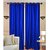 Geonature Royal Blue polyster Eyelet Door Curtains Set Of 6 Size 4X7 (G6CR7F-11)