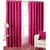 Geonature Rani Pink polyster Eyelet Door Curtains Set Of 6 Size 4X7 (G6CR7F-7)