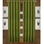 Geonature Green polyster Eyelet Door Curtains Set Of 6 Size 4X7 (G6CR7F-127)