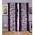 Geonature Purple Kolavery polyster Eyelet Door Curtains Set Of 6 Size 4X7 (G6CR7F-169)