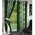 Geonature Green Kolavery polyster Eyelet Door Curtains Set Of 6 Size 4X7 (G6CR7F-189)