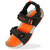 Aqualite Leads Grey Orange Sports Sandals For Men And Boyz