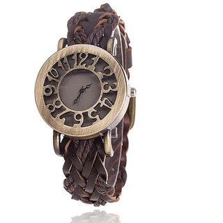 Women Fancy watch in D.Brown.