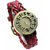Female Fancy watch in Red