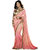 Kaamiri pink printed and border work saree