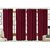 Comfort Zone Polyester Maroon Solid Eyelet Door Curtains Set Of 4