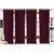 Comfort Zone Polyester Purple Solid Eyelet Door Curtains Set Of 4