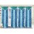 Comfort Zone Polyester Sky Blue Eyelet Door Curtains Set Of 4