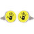 CuffTank Cufflinks Yellow Hand