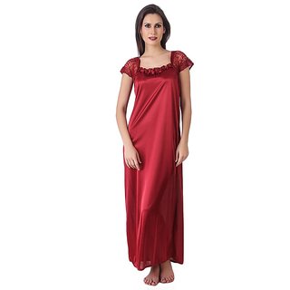 @rk Hot Satin Night Dress,Nightwear,Gown for ladies