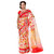 Riti Riwaz Printed Red Bhagalpuri Silk Saree with Unstitched Blouse SS16SRE026