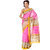Riti Riwaz Printed Pink Bhagalpuri Silk Saree with Unstitched Blouse SS16SRE035