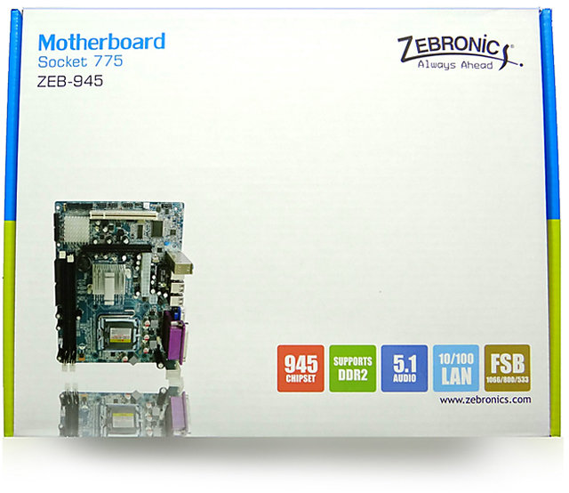 Buy Zebronics 945 Chipset Motherboard Online @ ₹2199 from ShopClues