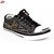 Bonkerz Men Black Casual Lace-Up Sneakers Shoes (BonkerzSWS04Black)