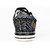 Bonkerz Men Black Casual Lace-Up Sneakers Shoes (BonkerzSWS04Black)