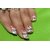 Nail Art Sticker Coloured Checker Print