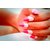 Nail Art Sticker Pink Splash Print