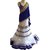 Jomso Lehenga Choli(White  Blue)