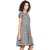 The Office Walk Black and White Short Striped Dress