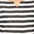 The Office Walk Black and White Short Striped Dress