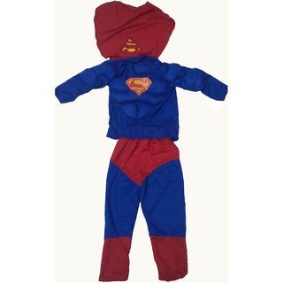 Superman Muscles Fancy Dress Costume For Kids