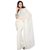 K S R HANDLOOMS PRIVATE LIMITED Cotton Sari (white)