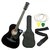 Jixing JXNG-BLK-C Acoustic Guitar, Black