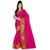 Indian Beauty Pink Cotton Saree