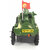 Battery Operated Tumbling Army Tank Toy Car 360 Rolling With Flashing Top Light