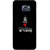 Casotec Workaholic Quote Design Hard Back Case Cover for Samsung Galaxy S6 edge Plus