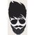 Vehicle Mustache Beard Face Sticker