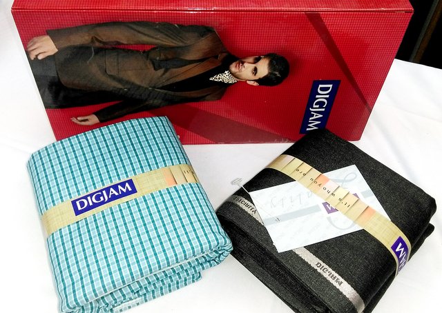 Buy Combo Pack Trouser Shirt Fabric By Digjam Unstiched Online @ ₹1250 ...