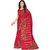 Samikshaa red Fashion Cotton Sari
